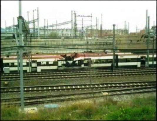 Coches 5 y 4 del tren de Atocha