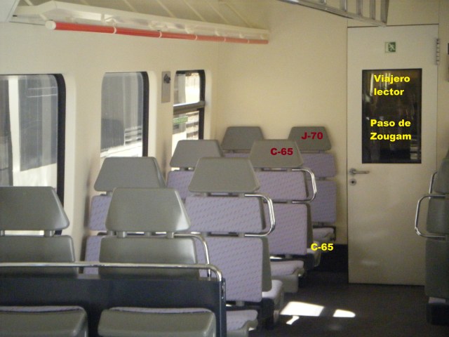 Interior del coche 5 de Santa Eugenia