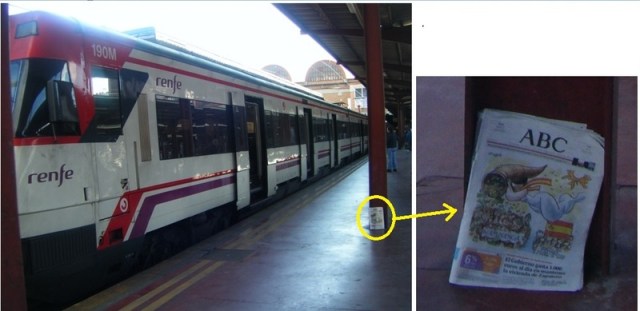 El tren de Santa Eugenia, de nuevo en servicio en Chamartín, el 29 de octubre de 2008