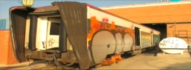 De La Gaceta, el coche 2 de Téllez en el taller de Renfe en Villaverde en enero de 2012