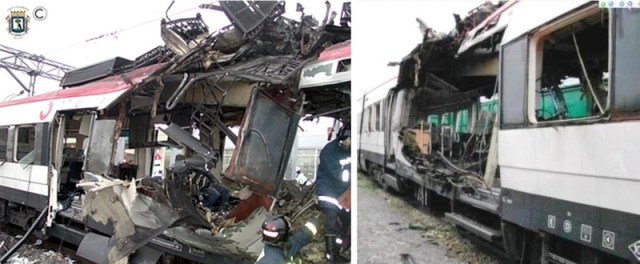la izquierda, el coche 4 en Santa Eugenia, a la derecha en Vicálvaro