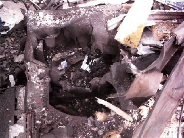 Cráter del coche 6 de Téllez