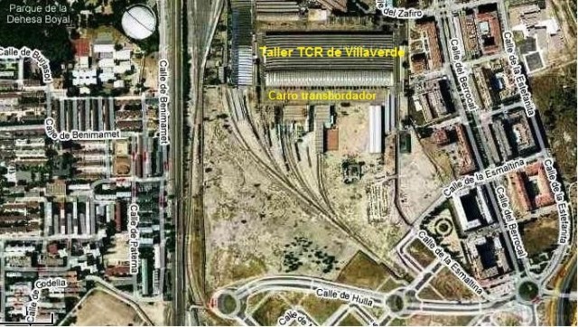 El taller TCR de Villaverde y su entorno