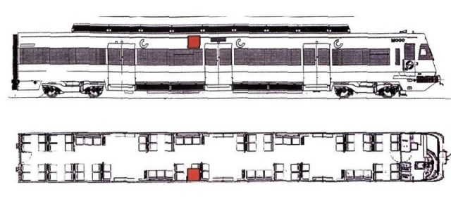 Ubicación de la bomba en el tren de Santa Eugenia según el informe pericial conjunto