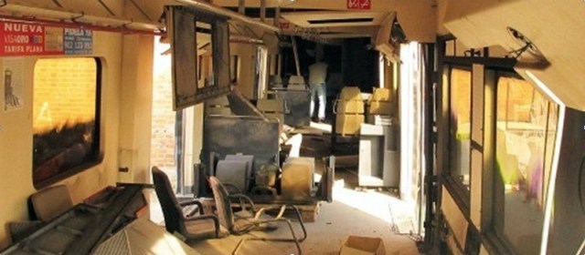 De La Gaceta, el coche 2 de Téllez en el taller de Renfe en Villaverde en enero de 2012