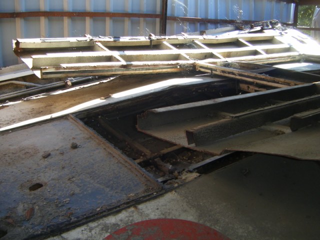 Los restos del foco de Santa Eugenia el 16 de septiembre de 2013