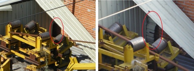 El 20 de agosto aparece una nueva chapa en el hueco abierto