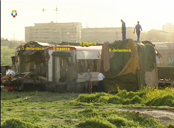 Identificación de los medios coches 5 y 6