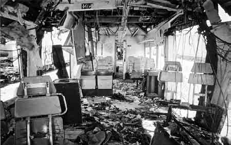 de El Mundo, tomada el 14 de marzo. El coche 6 y, al fondo tras la puerta de comunicación, el coche 5