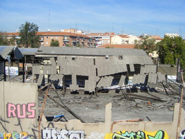 Así estaba el taller el 2 de noviembre