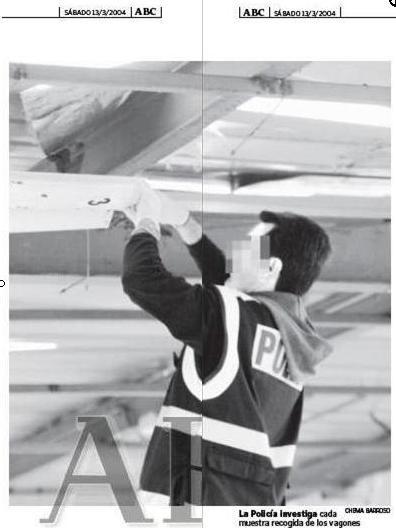 Se recogen indicios en el techo de la marquesina de El Pozo