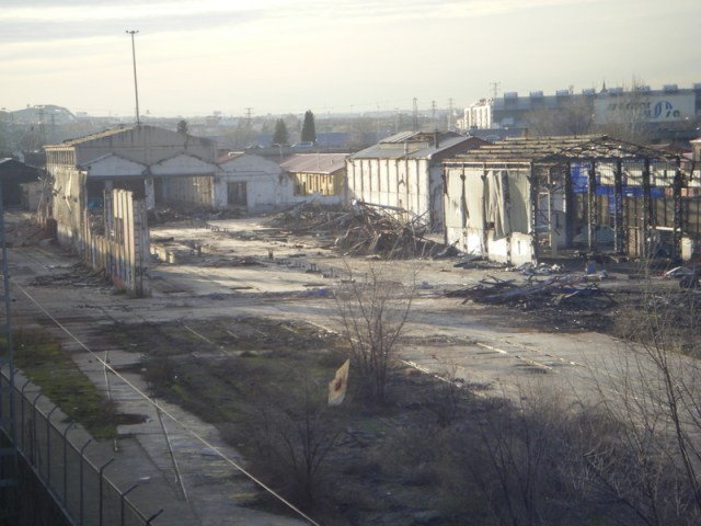 Aspecto general de los talleres el 10 de enero de 2014