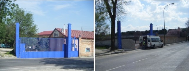 Transformación de la entrada a los talleres