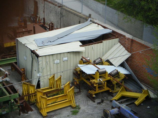 El cobertizo el 11 de abril de 2013