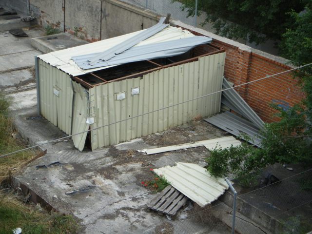 El cobertizo el 14 de mayo de 2013