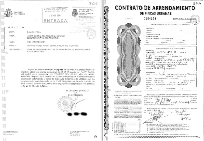 Lapsus al adjuntar el primer contrato de la finca en lugar del segundo.